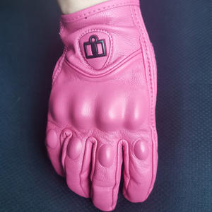 Gants de moto anti-chute Shamofeng en cuir véritable, coupe-vent, anti-froid, chauds, en peau de mouton pour la conduite hors route - Product Image 2