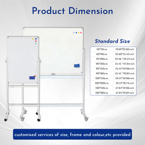 Ce ROHS chứng nhận Double Sided thường vụ di động bảng trắng tùy chỉnh từ bảng trắng cho các trường học nhà hoặc văn phòng - Product Image 2
