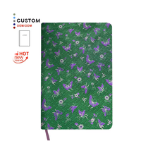 Carnet de notes en lin brodé coloré de qualité supérieure avec logo d'entreprise, idéal pour la Bible