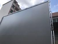 Telon64 - Écran pliable rapide de 200 pouces avec étui gonflable, écran pliable pour cinéma en plein air, théâtre mobile