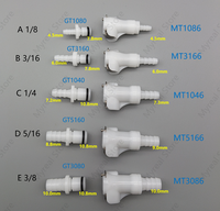 Connecteur universel en plastique de type CPC 1/4'' pour prise et prise de rechange de sac d'eau