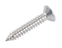 304/316/410 Vis autotaraudeuses à tête plate fraisée en acier inoxydable tornillos