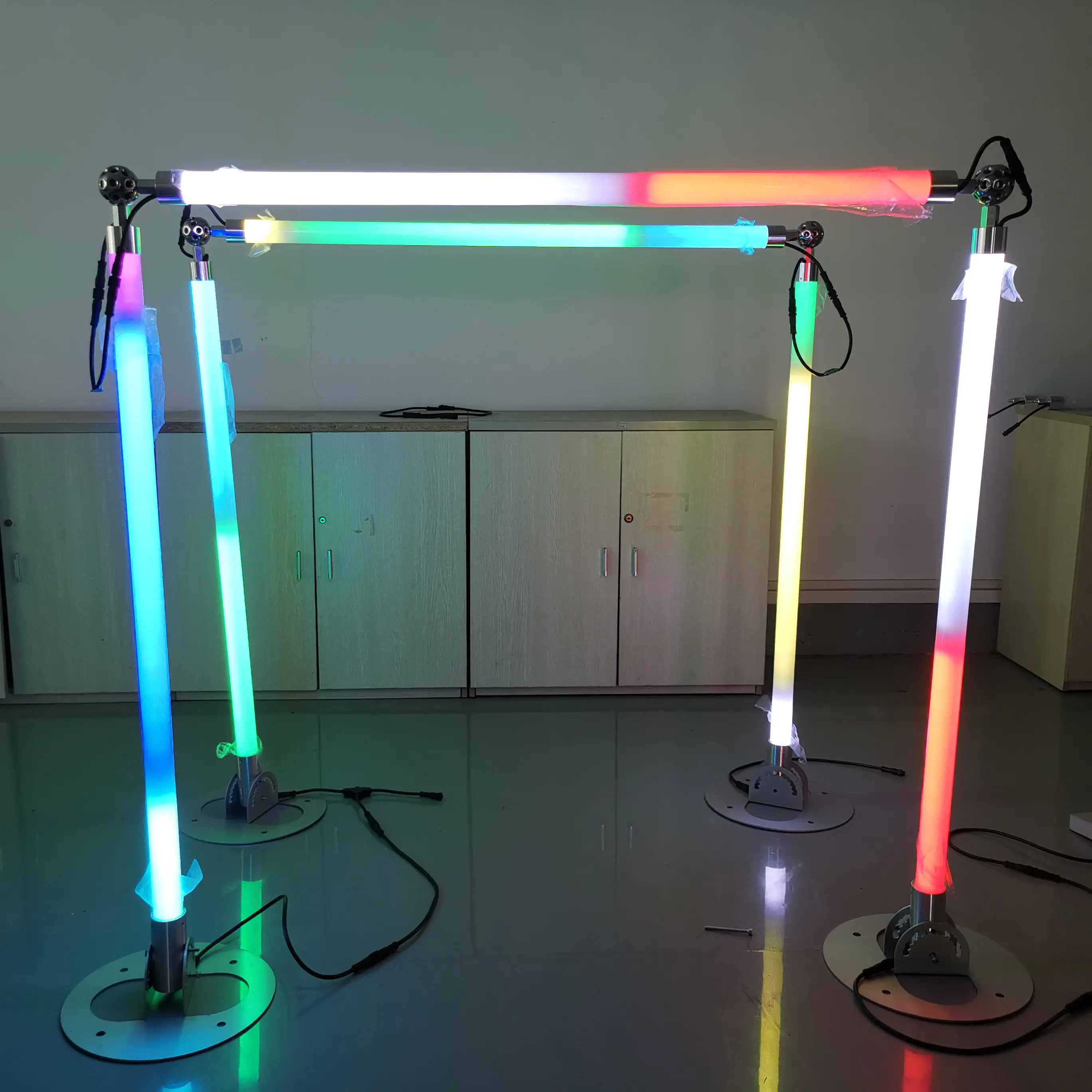 Beleuchtung 3d Lichtshow LED-Röhre RGB-Farb röhre LED