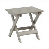 Kleiner Moderner Kunststoff-Holz-Klapptisch für Möbel, Outdoor-Beistelltisch, Esstisch