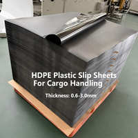 Feuille de glissement en plastique HDPE robuste 1200x1000mm, recyclable, écologique, alternative aux palettes pour la logistique d'exportation Push-Pull