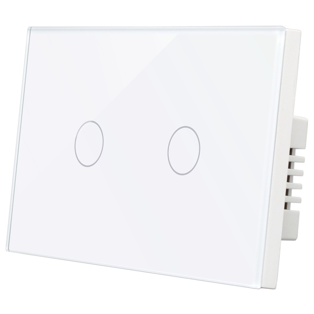 Hot Sale Tuya US Standard Zigbee 1/2/3/4 Smart Light Switch Intelligent Smart Home Products with Glass Panel Touch-Sensor