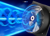 Ventilateur d'extraction de fenêtre d'extraction carrée de 300MM 8 pouces, ventilateur de refroidissement, ventilateur axial AC 220V/380V