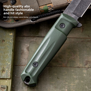 Cuchillo Fijo de Acero Inoxidable DC53 de Alta Calidad, Portátil y Personalizable con Funda Keydex para Supervivencia al Aire Libre, Pesca, Caza, Bricolaje, OEM - Product Image 4