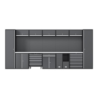 Armoire à outils industrielle en métal durable à prix d'usine avec établi multifonctionnel
