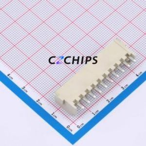 WT396VW-104R-0W Wire-to-Board Pin Header SMD,P=3.96mm,Horizontal Mount Connector 1x10P 3.96mm Horizontal Mount VH - Product Image 2