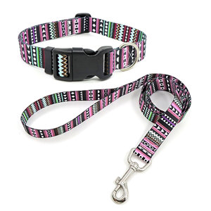สายจูงสุนัขลายพิมพ์แฟชั่น โพลีเอสเตอร์ ทนทาน สีสันสดใส สำหรับสุนัข - Product Image 5