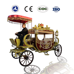 2025 Perfect Royal Horse Carriage Beautiful Phaeton Classical Royal Horse Carriage Wedding Sightseeing <b>Cart</b> - Product Image 3