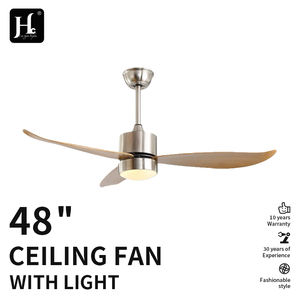Simplified 48 inch ABS blade ceiling <b>fan</b> with <b>LED</b> lights, electric ceiling <b>fan</b>, remote control, ultra quiet DC motor - Product Image 2