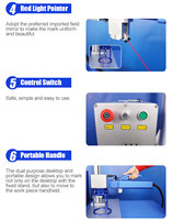 Machine de marquage laser portable de bureau populaire, idéale pour les fabricants – Mini machine de marquage laser à fibre de bureau