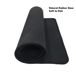 Alfombrilla de Ratón para Juegos Grande Personalizable, Negra, Alfombrilla de Ratón Extendida Antideslizante de Goma, Alfombrilla de Escritorio, Alfombrilla para Teclado con Borde Cosido - Product Image 3