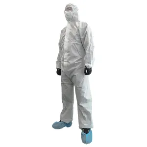 3Q manufacturer coverall working uniform good quality coverall wholesale Type56 disposable coverall