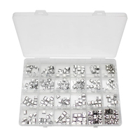 AIZESION 240PCS 24 Types Micro USB Female Box Android Charging Tail Plug with Micro USB Interface