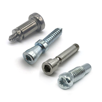 Vis tournées sur mesure OEM, composants filetés de précision usinés CNC en acier inoxydable/laiton/aluminium pour l'automobile et l'électronique