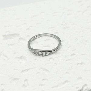 Châu Âu Mỹ ánh sáng sang trọng mạ vàng Mô hình mặt trời vòng đơn giản Ins hợp thời trang thép không gỉ ngón tay Vòng - Product Image 4