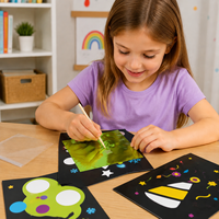 Kit d'Art Métallique Personnalisé DIY : Papier de Transfert Magique pour Loisirs Créatifs – Stimule la Créativité et l'Éducation
