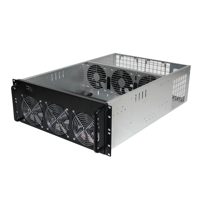 Industrial 19 Inch GPU Server Case with 8 GPUs for Industrial Equipment in Stock