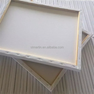 Fournitures d'art en gros à prix abordable, toile tendue 12x12 pouces pour la <span class=keywords><strong>peinture</strong></span>, cadre en toile vierge en coton 280g pour la <span class=keywords><strong>peinture</strong></span> à l'huile - Product Image 5