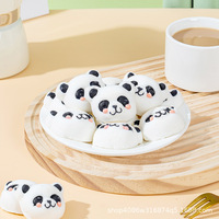 Bonbons guimauves panda 3D 5g au design de dessin animé mignon, parfaits pour les cadeaux de fête pour enfants, personnalisables en gros