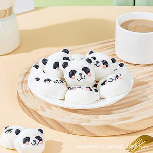 3D <span class=keywords><strong>Panda</strong></span> commercial guimauve dessin animé forme célébrité enfants bonbons collations personnalisables en gros - Product Image 6