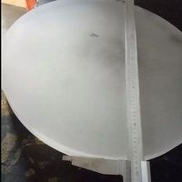 Placa de Vidrio Circular Transparente de Cuarzo Puro al 99.99% para Alta Temperatura, Personalizada para Soldadura, Corte, Semiconductores, Química e Industria