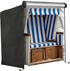 Wholesale Beach Hut <b>Chair</b> <b>Cover</b> Heavy Duty 420D Oxford Waterproof Outdoor Beach Lounge <b>Chair</b> Protective <b>Cover</b> All Weather - Product Image 1