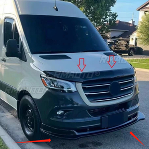 For Mercedes Benz Sprinter W907 2019 2020 2021 2022 2023 Front Bumper Spoiler Lip Lower Body Kit Diffuser <b>Splitter</b> Tuning Guard - Product Image 6