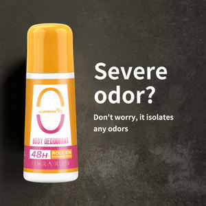 Déodorant Roll-On FLORA RUBY 48H Sans Aluminium - Sans Parabène Parfum Naturel Longue Durée Protection Contre les Odeurs des Aisselles - Product Image 2