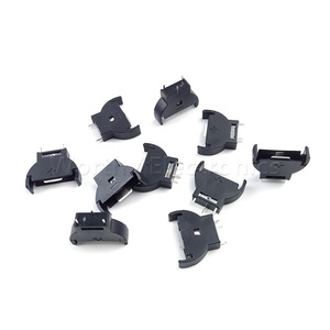 Вертикальный держатель батареи CR2032 CR2025 CH7410-2032LF полукруг батарея таблеточного типа держатель BS-5 DIP-3 BS-2032-5 чехол для аккумулятора - Product Image 4