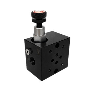 บล็อกเส้นทางน้ำมันไฮดรอลิก บล็อก 02-1W แบบแทรก โอเวอร์โฟลว์ CRV มาตรฐาน - Product Image 3
