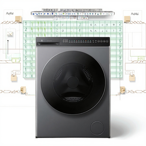 <span class=keywords><strong>Lave</strong></span>-<span class=keywords><strong>linge</strong></span> frontal autonome 10 <span class=keywords><strong>kg</strong></span> à cuve unique, tambour en acier inoxydable, lavage à la vapeur, lavage rapide - Product Image 5