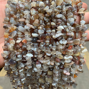 Lote de 34 pulgadas de <span class=keywords><strong>piedra</strong></span> <span class=keywords><strong>semipreciosa</strong></span> tibetana amatista Chip Pepita púrpura cuarzo Calcedonia citrino granate para collar de pulsera - Product Image 4