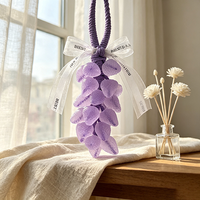 Savon suspendu en forme de grappe de raisin couleur macaron, transparent, parfumé, fait main, idéal pour les cadeaux de mariage, les fêtes prénuptiales, vente en gros