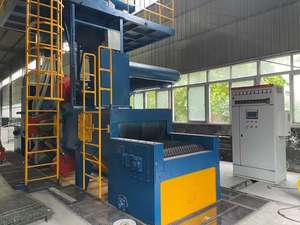 <span class=keywords><strong>Machine</strong></span> de sablage à billes d'acier certifiée CE |   Abrasif à rouleaux pour le nettoyage de la rouille sur les poutes en H et les tôles d'acier - Product Image 2