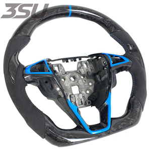 พวงมาลัยคาร์บอนไฟเบอร์ฟอร์จ สำหรับรถยนต์ฟอร์ด มอนเดโอ ปี 2013 2014 <span class=keywords><strong>2015</strong></span> 2016 2017 2018 2019 2020 อะไหล่ตกแต่งภายในรถยนต์ - Product Image 2