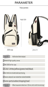 Túi Đưa Thư Thường Ngày Dung Tích Lớn Tùy Chỉnh Cho Nữ Ba Lô Đeo Chéo Chống Nước Có Túi Đeo Vai Thời Trang Cho Nam Nữ - Product Image 3