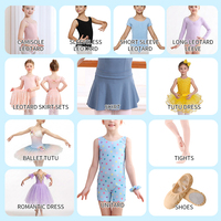 Costume de danse de ballet AL-P0006, robe tutu pour filles, vêtements de scène pour enfants, tenue de danse de ballet pour spectacle