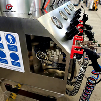 Machine de placage hydrochromique en plastique 10L - Système de revêtement par pulvérisation au nitrate d'argent pour effet miroir, facile à utiliser pour la réparation automobile