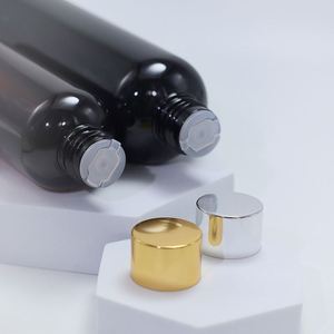 400ml White Empty <b>Plastic</b> Bottle Containers Gold Press Cap Shampoo Washing Cleaning Packaging Bottles Aluminum <b>Disc</b> Top Cover - Product Image 5