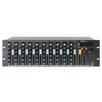 Console de mixage audio analogique 12 canaux à montage en rack, 256 effets DSP, enregistrement et lecture USB pour système de sonorisation de scène et de conférence