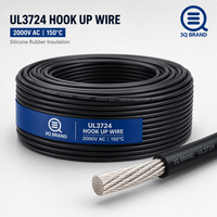 Kabel Karet Silikon Tahan Tegangan Tinggi UL3724 Konduktor Tunggal untuk Pusat Data, Grosir Langsung dari Pabrik