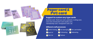 Cartes de remerciement personnalisées de luxe avec logo de marque, impression violette et blanche, noir mat, pour les marques d'extensions capillaires - Product Image 5