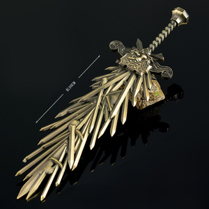 <span class=keywords><strong>Elden</strong></span> <span class=keywords><strong>Ring</strong></span>, Grande Épée du Prince de la Mort, Mini Jouets, Épée <span class=keywords><strong>en</strong></span> <span class=keywords><strong>Alliage</strong></span> de Zinc, 30 cm, 262 g - Product Image 5