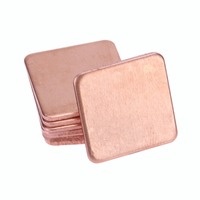 Plaque de dissipateur thermique en cuivre pur pour système de refroidissement de processeur, GPU et carte graphique d'ordinateur portable – Pièces de rechange thermiques