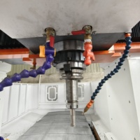 Guidage linéaire précision verticale CNC portique fraiseuse tête de puissance de forage à grande vitesse