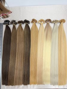 Extensions de cheveux naturels à bandes adhésives, mèches lisses blondes, brunes, noires, sans colle, pour usage professionnel en salon - Product Image 3